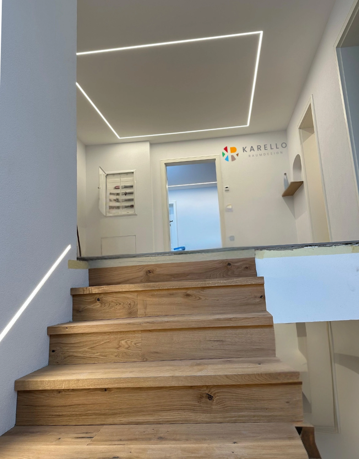 Karello Raumdesign - Trockenbauarbeiten - Trockenbau-Flur-Wuerzburg-Nachher